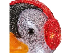 Acryl-Pinguin LED Mehrfarbig