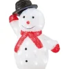 Acryl-Schneemann LED Mehrfarbig