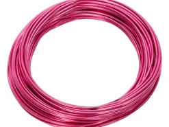 Aludraht Ø 1,6 mm x 12 m Pink