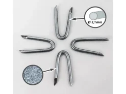 Aquagart 7 kg Krampen Drahtschlaufen Wildzaun Forstzaun Zaun