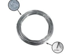 Aquagart 1000m Spanndraht 2,5mm Für Wildzaun Forstzaun Weidezaun