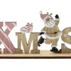 Aufsteller XMAS mit Santa Rosa 18 cm x 9 cm