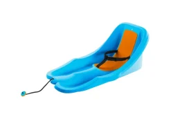 Babyschlitten mit Lehne 74 cm x 38 cm x 33 cm Blau