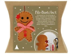 Bastelset Lebkuchen Motiv aus Filz