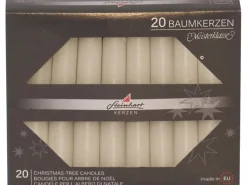 Baumkerzen 95 mm x Ø 13 mm Weiß