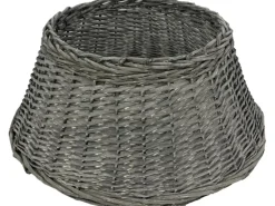 Baumkranz Korb H26 x Ø58 cm Grau