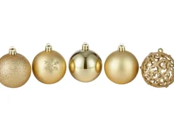 Baumschmuck-Set 25-teilig Goldfarben