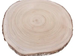 Baumstammscheibe Naturholz 50 cm