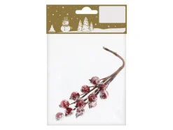 Beerenzweig Beschneit 15 cm Rot