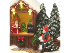 Beleuchtete Tisch-Dekoration Weihnachtsmarkt 2-fach sortiert