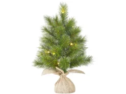 Black Box Trees Weihnachtsbaum Glendon mit LED-Beleuchtung 45 cm x 20 cm Grün