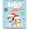 BLUEY - Hurra, es ist Weihnachten! - Rätsel- und Stickerbuch