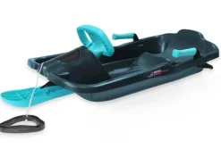 Bob-Schlitten Skipper mit Lenkrad Kunststoff 23 cm x 98 cm x 45 cm