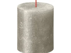 Bolsius Rustik-Kerze Shimmer 80/68 mm Champagner
