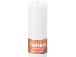 Bolsius Rustik-Kerze Shine 190/68 mm Wolkiges Weiß