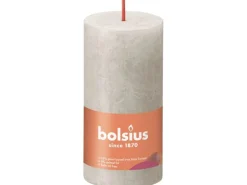 Bolsius Rustik-Kerze Shine 100/50 mm Sandgrau