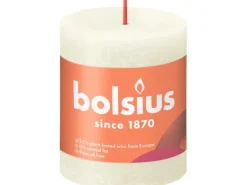 Bolsius Rustik-Kerze Shine 80/68 mm Weiche Perle