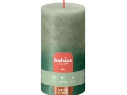 Bolsius Rustik-Kerze Sunset Ø 6,8 cm x 13 cm Olivgrün
