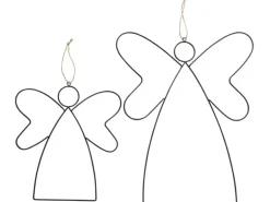 Boltze Anhänger Amora 2er-Set Schwarz