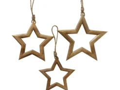 Boltze Anhänger Taliz 3er-Set Natur