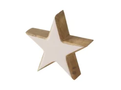 Boltze Aufsteller Stardust 15 cm x 15 cm x 4 cm Hellgrau