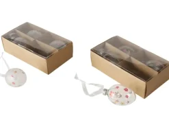 Boltze Dekoanhänger 2-fach Sortiert Mehrfarbig 4 Stück