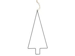 Boltze Dekoanhänger Wanda 50 cm x 22 cm Schwarz