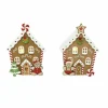Boltze Dekoaufsteller Ginger House 12,2 cm x 8,3 cm x 16,5 cm 2-fach sortiert