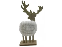 Boltze Deko-Aufsteller Hirsch Groß 24,5 cm x 4 cm x 14 cm