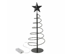 Boltze Deko-Aufsteller Zania Ø 14 cm x 39 cm Schwarz