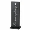 Boltze Dekoaufsteller Zauber 20,3 cm x 15,3 cm x 55 cm Schwarz