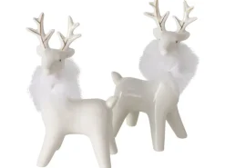 Boltze Figur Albin 2-fach sortiert Weiß