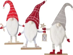 Boltze Figur 3-fach sortiert Grau-Rot