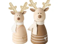 Boltze Figur Sandro 2er-Set Natur