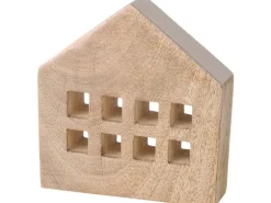 Boltze Home Dekoaufsteller Homi 20 cm Grau