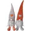Boltze Home Deko-Figur Elessio 2-fach Sortiert Grau-Orange
