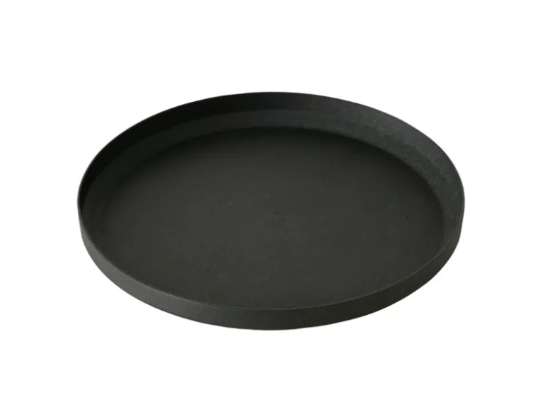 Boltze Kerzenteller Mio Ø 15 cm x 1 cm Schwarz