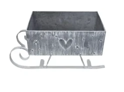 Boltze Schlitten Juho 17,5 cm x 16,5 cm x 35,5 cm Grau