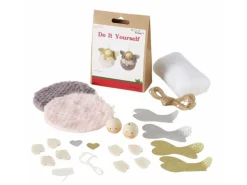 Boltze Schneemann-Bastelset Klein 11 cm x 4,9 cm x 14,9 cm Multicolor