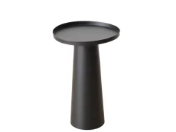 Boltze Tisch Jacky Ø 33 cm Eisen Schwarz