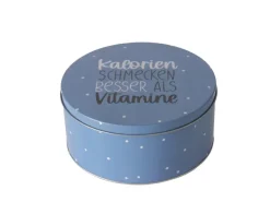 Boltze Vorratsdose Kekse Ø 20 cm x 9 cm Blau