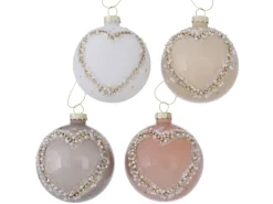 Boltze Weihnachtsglaskugel Xmas Zemra 4 Stück