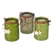Boltze Windlicht Malina 3-fach Sortiert Grün