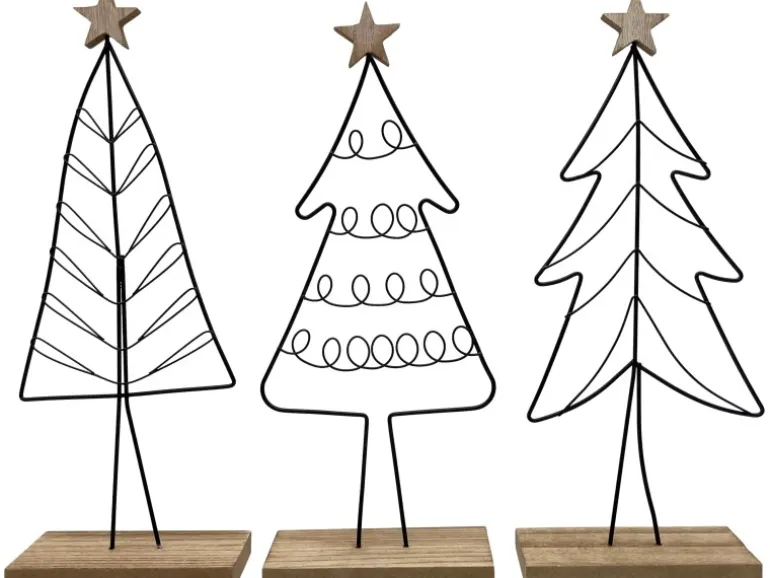 Boltze Xmas Dekoaufsteller Nordano 3 32 cm sortiert