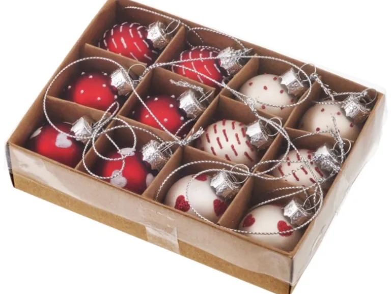 Boltze Xmas Weihnachtskugel Illum 12-tlg.