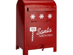 Briefkasten 2-fach Sortiert 15 cm x 11,5 cm x 23 cm Rot-Weiß