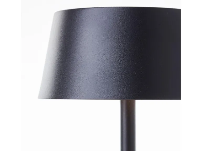 Brilliant Akku-Tischleuchte Picco mit Solar 30 cm Schwarz