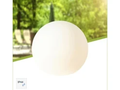 Brilliant Außen-Lichtkugel Garden 60 cm Weiß