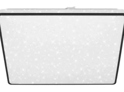 Brilo LED-Deckenleuchte Lino Schwarz 24 W