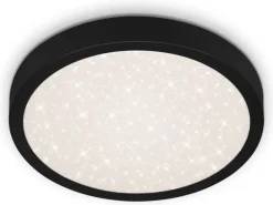 Brilo LED-Deckenleuchte Runa 18 W Schwarz